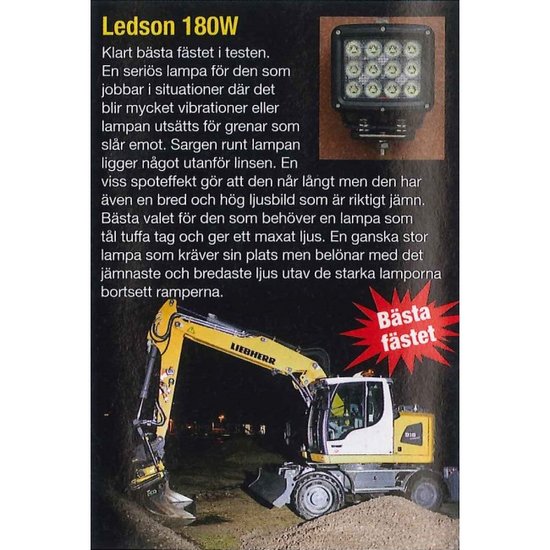 LEDSON - Proteus - HEAVY DUTY LAMPE DE TRAVAIL 180W 