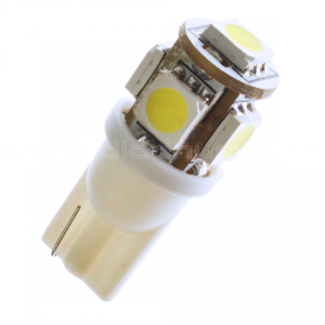 LED xenon 5xSMD W5W 