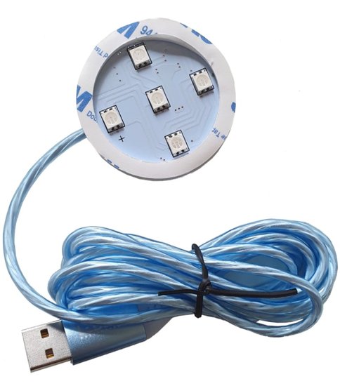 LEDSON - &quot;RUNNING&quot; POPPY LED - BLUE - USB