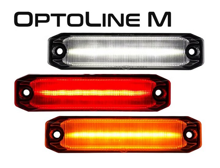 LEDSON - OPTOLINE M - FEU DE POSITION/MARCHE LAT&Eacute;RALE - ROUGE