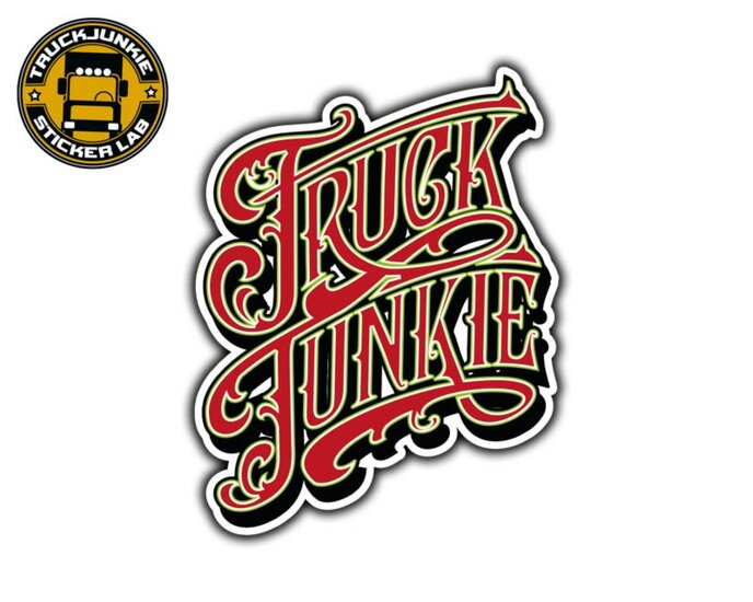 TRUCKJUNKIE CURL - FULL PRINT AUTOCOLLANT