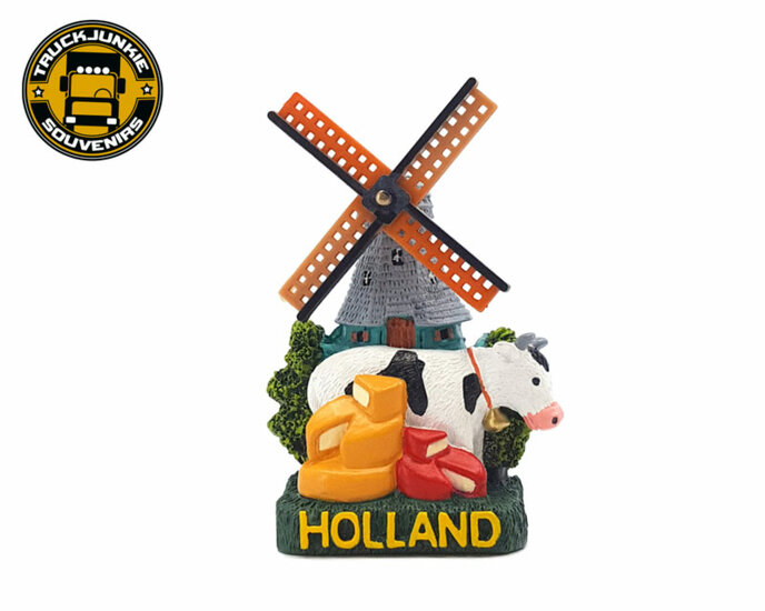 AIMANT - MOULIN &Agrave; VENT HOLLANDAIS VACHE &Agrave; FROMAGE