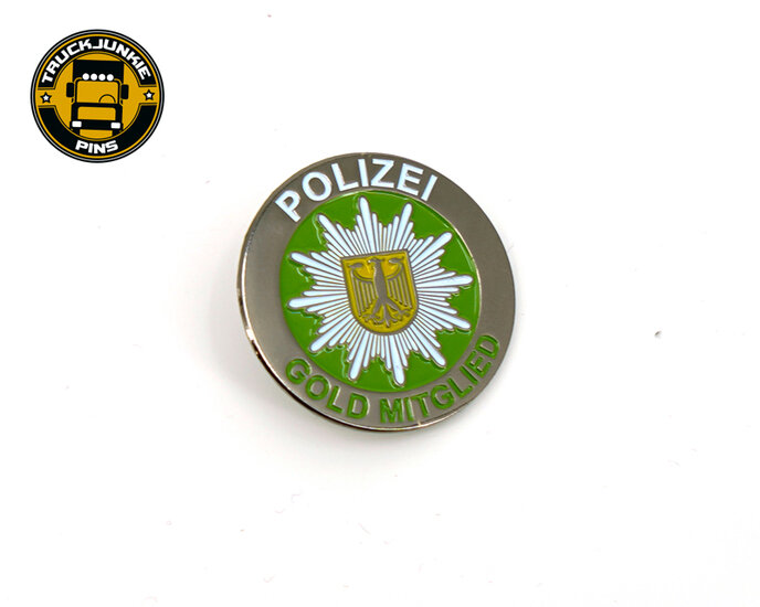 POLIZEI GOLD MITGLIED PIN TRUCKJUNKIE