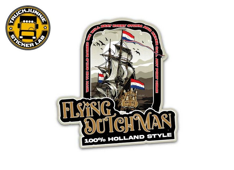 FLYING DUTCHMAN HOLLAND STYLE,  STICKER