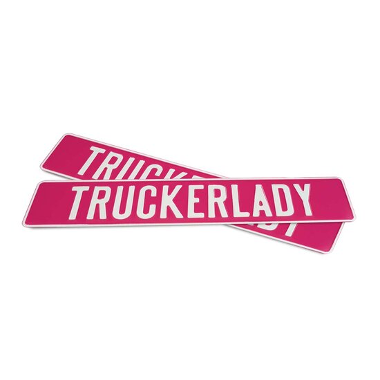 TRUCKERLADY KENTEKENPLAAT