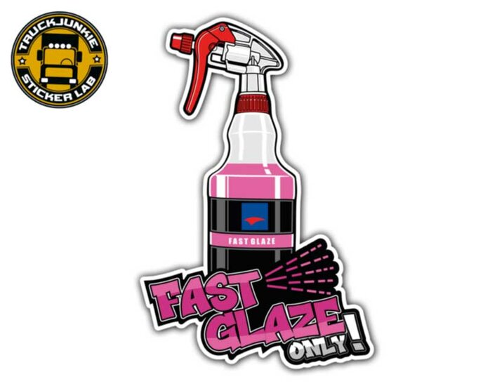 FAST GLAZE ONLY STICKER 