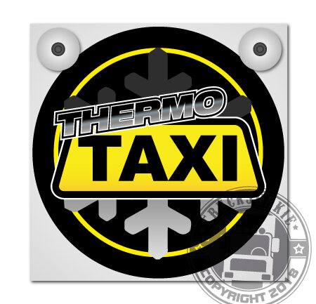 THERMO TAXI - LIGHTBOX DELUXE - KIT PLAQUE AVANT