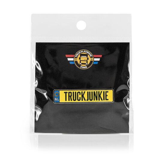 PIN-TRUCKJUNKIE-PLAQUE D&#039;IMMATRICULATION