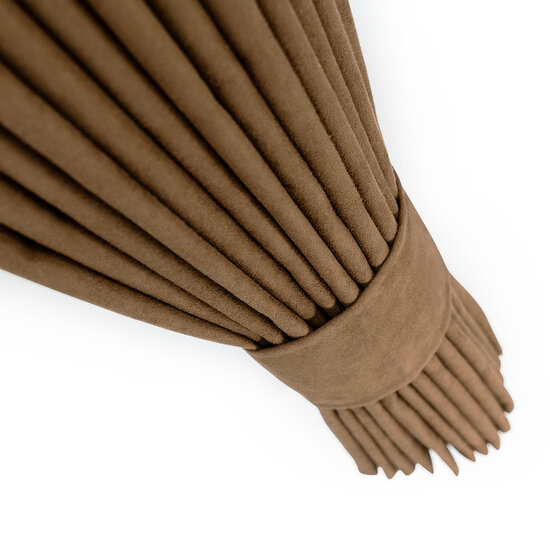 FULL CURTAIN SET - BROWN AND NAPPA FRINGES