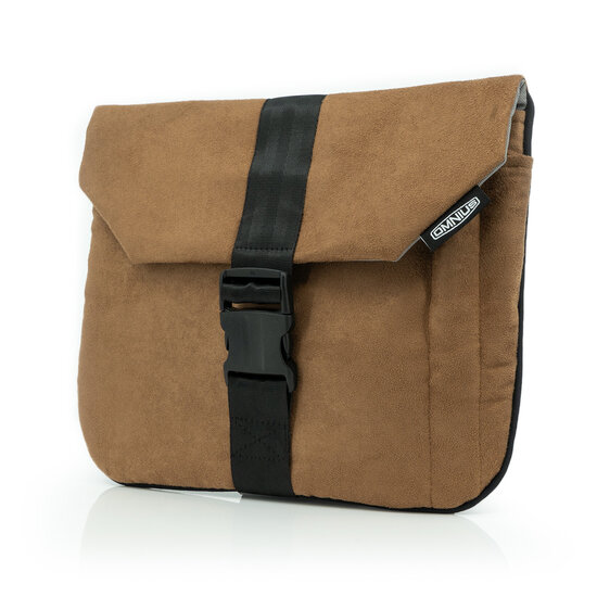 OMNIUS TABLET SLEEVE - BROWN ALCANTARA - BUCKLE LOCK