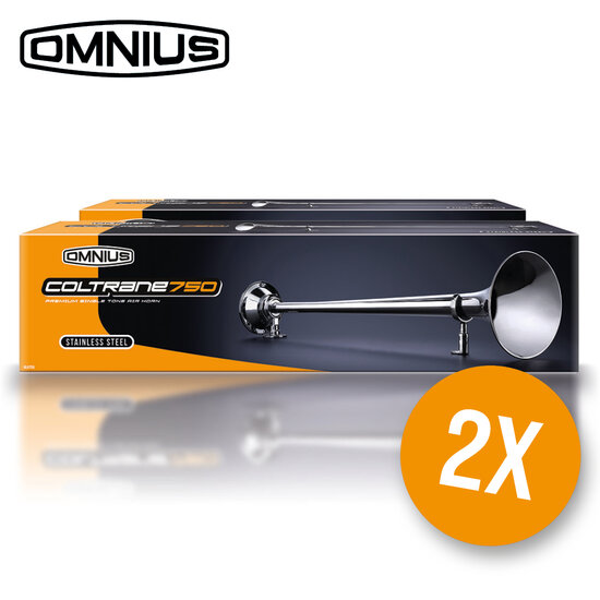 2x OMNIUS COLTRANE 750 - AVERTISSEUR &Agrave; AIR &Agrave; TON UNIQUE + LUHMI MAINTENANCE KIT