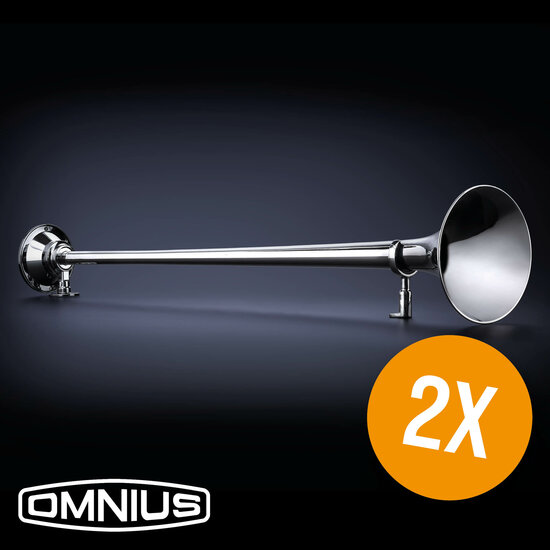 2x OMNIUS COLTRANE 950 - AVERTISSEUR &Agrave; AIR &Agrave; TON UNIQUE + LUHMI MAINTENANCE KIT