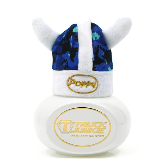 MINI BONNET - POPPY GRACE MATE - PELUCHE VIKING BLEUE