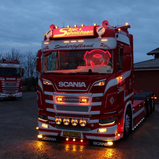 DUAL COLOR + FLASH - FEU DE POSITION SUPPL&Eacute;MENTAIRE - FEUX DE BROUILLARD LED SCANIA 2016+