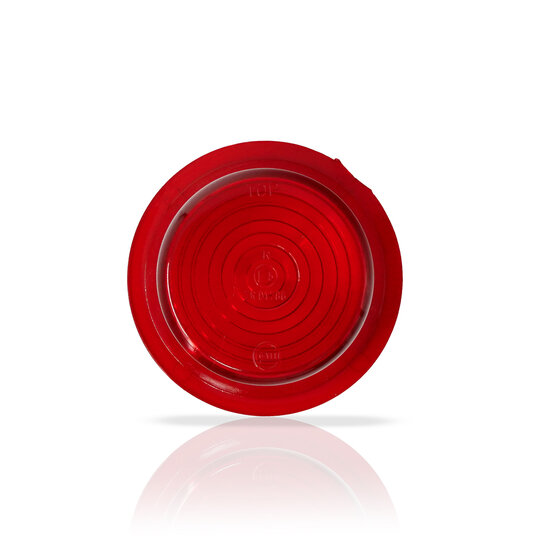 LAMPE DANOISE EN VERRE ROUGE - GYLLE