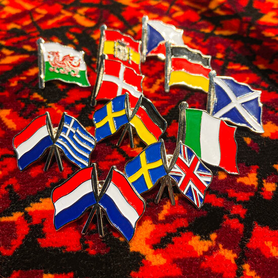 PIN - SWEDEN-NETHERLANDS - SILVER