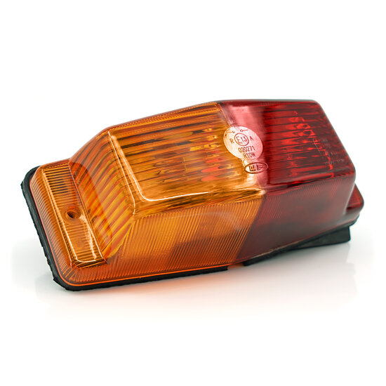 VERRE - ORANGE / ROUGE  - MARQUEUR DOUBLE