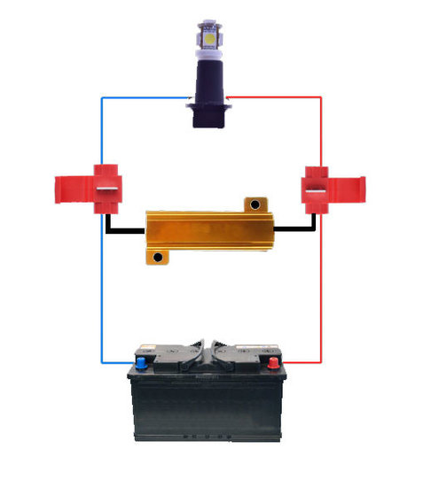 R&eacute;sistance &agrave; la puissance 24V 21 watt