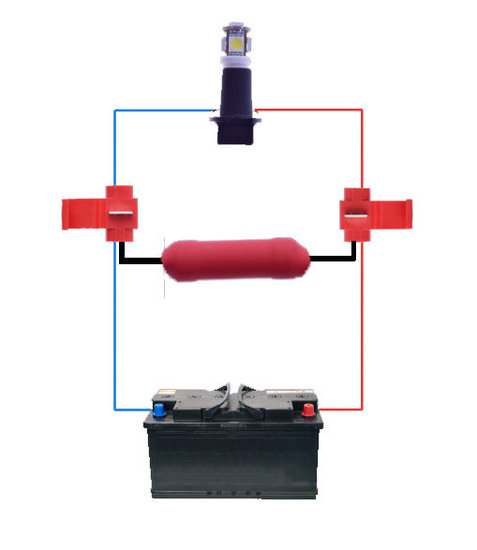 R&eacute;sistance de puissance 24V 5 watts