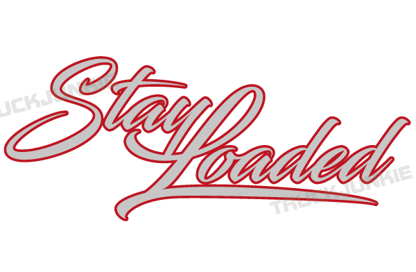 stay loaded sticker 2 kleuren