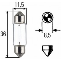 HELLA - AMPOULE 24V - C5W - 36mm