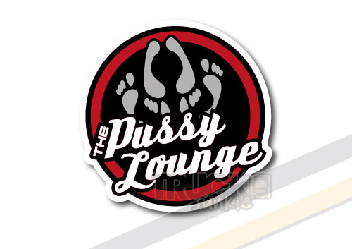 THE PUSSY LOUNGE STICKER