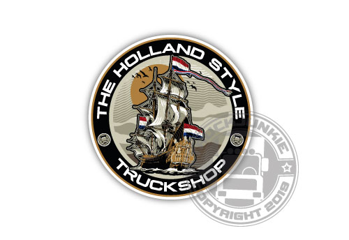 THE HOLLAND STYLE TRUCKSHOP - FULL PRINT AUTOCOLLANT