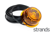 strands Viking led - breetelamp oranje