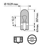 LED-xenon High Power 24V W5W