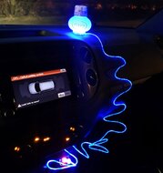 LEDSON - &quot;RUNNING&quot; POPPY LED - BLUE - USB