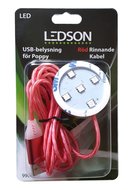 LEDSON - &quot;RUNNING&quot; POPPY LED - ROUGE - USB