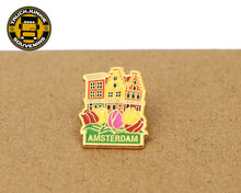 PIN - SC&Egrave;NE DES TULIPES D&#039;AMSTERDAM