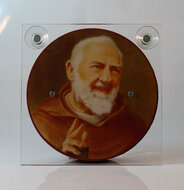 PADRE PIO - LIGHTBOX DELUXE - PLAQUE AVANT L&Acirc;CHE