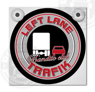 LEFT LANE TRAFFIC - BANDITO CLUB - LIGHTBOX DELUXE - PLAQUE AVANT L&Acirc;CHE