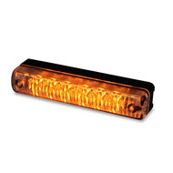 LEDSON WAARSCHUWINGSLICHT VOOR MONTAGE OP GRILL ORANJE LED (ECE R65/R10/SAE)