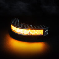 LEDSON CORNER WARNING STROBE LIGHT 180&deg; 12W (ECE R65) ORANGE