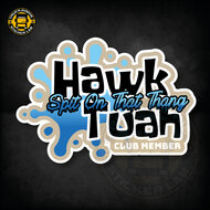 HAWK TUAH - AUTOCOLLANT FULL PRINT 