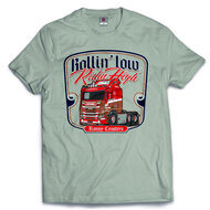 T-SHIRT - RONNY CEUSTERS | LAAKDAL - ROLLIN LOW RIDING HIGH - ZINC