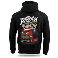 HOODIE - TRUCKJUNKIE ONE PASSION ONE FAMILY - GRAFFITY - CAMION