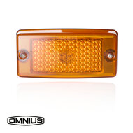 OMNIUS FEU DE POSITION LAT&Eacute;RAL &Agrave; LED - LED ORANGE / LENTILLE ORANGE