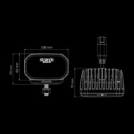 STRANDS - FOR9T NO-GLARE WERKLAMP - 31W - DRAWING