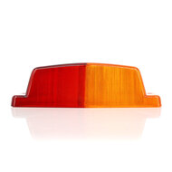 VERRE - ORANGE / ROUGE  - MARQUEUR DOUBLE