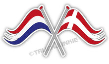 NL-DK DRAPEAU - AUTOCOLLANT FULL PRINT