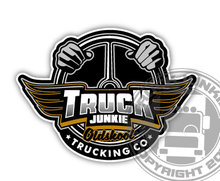 TRUCKJUNKIE WHEEL &amp; WINGS - FULL PRINT STICKER