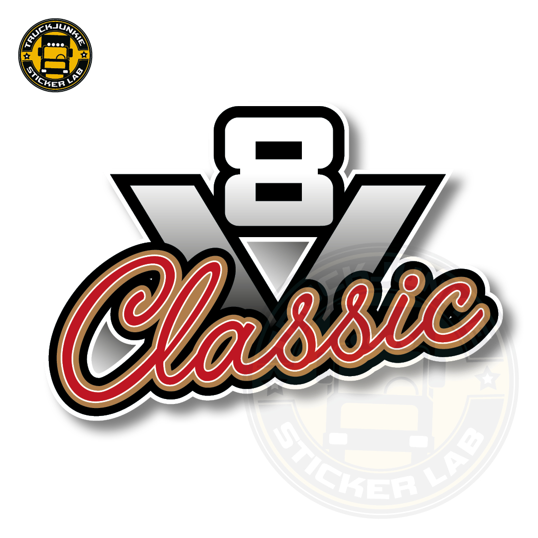 V8 CLASSIC - AUTOCOLLANT FULL PRINT 