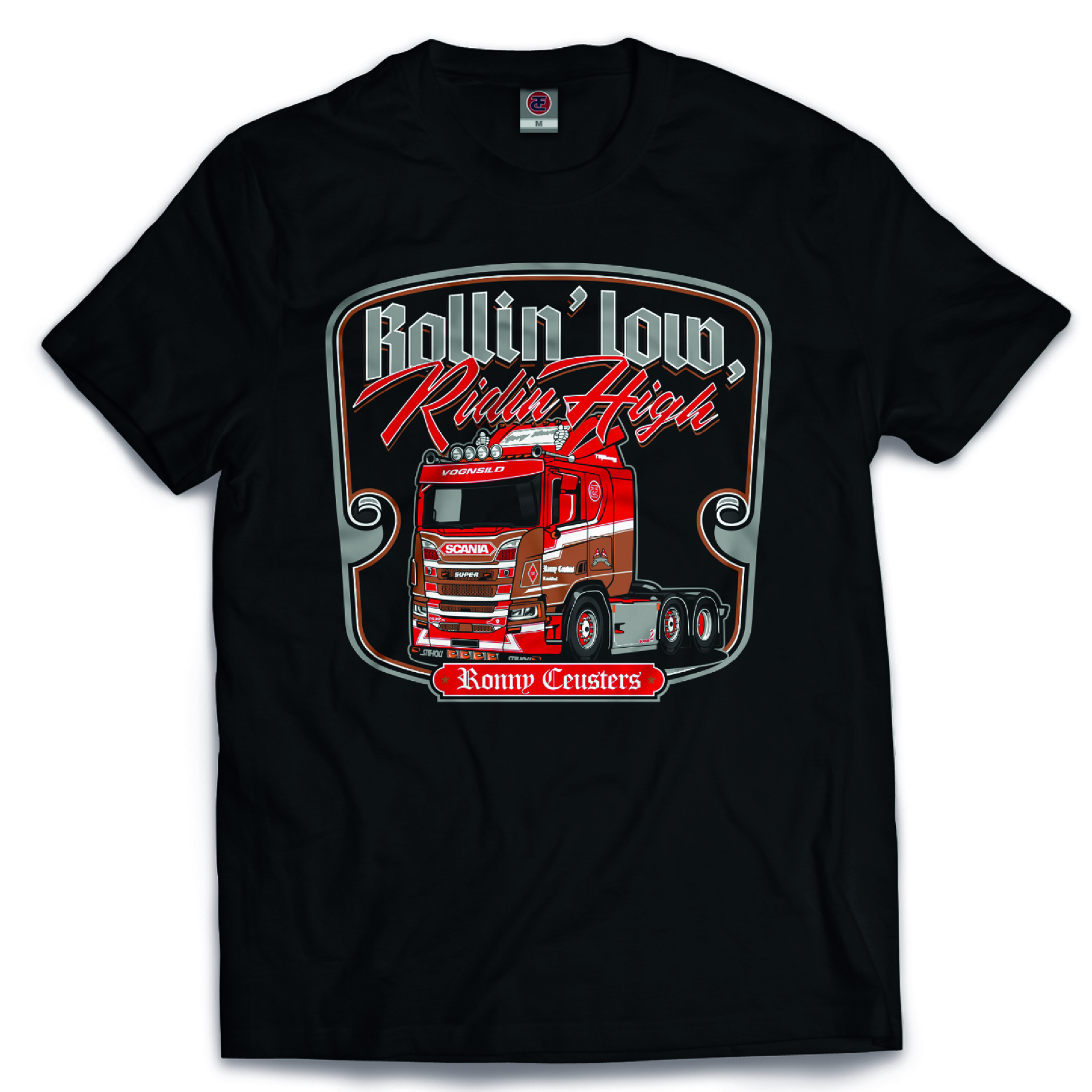 T-SHIRT - RONNY CEUSTERS | LAAKDAL - ROLLIN LOW RIDING HIGH