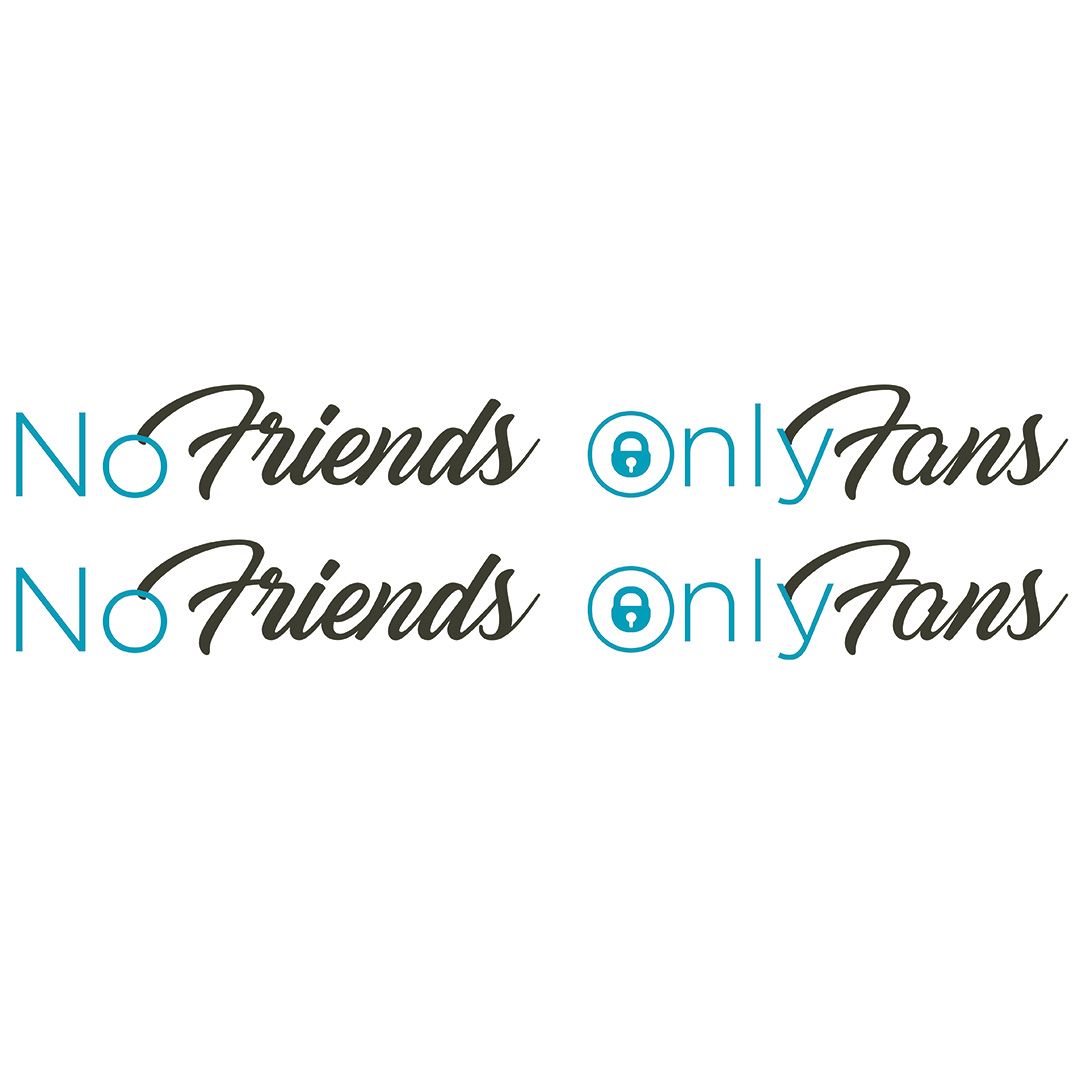 NO FRIENDS ONLY FANS - AUTOCOLLANTS EN COULEUR