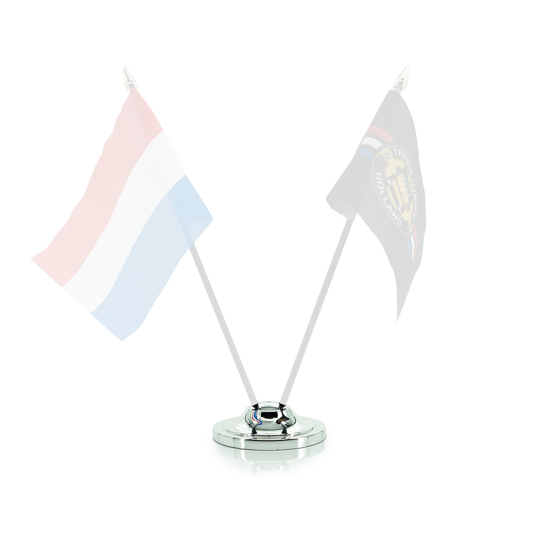 PIED CHROME - POUR 2 DRAPEAUX