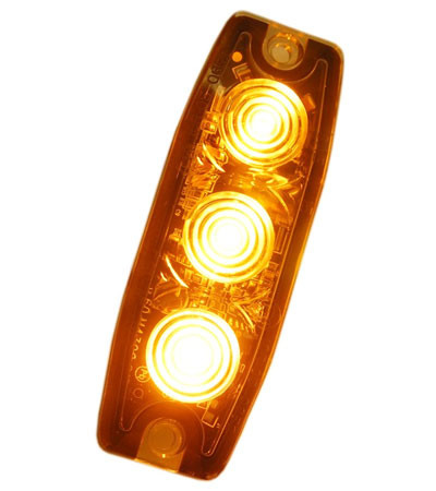 Feux - phares à LED autocollant - Orange
