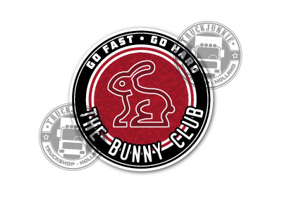 THE BUNNY CLUB STICKET TRUCKJUNKIE 